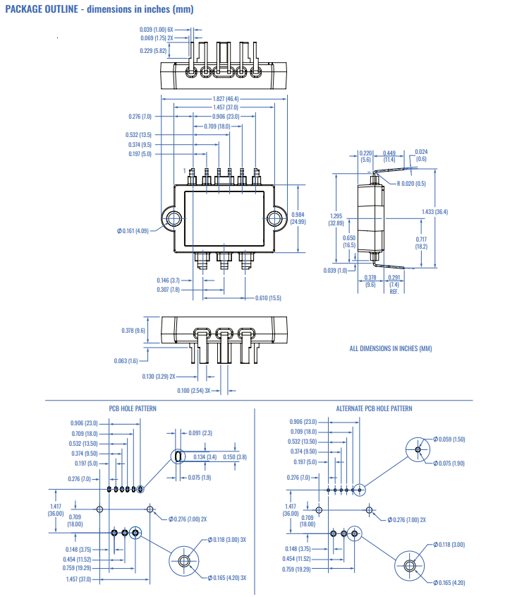 寬溫碳化硅功率模塊SD11902高密度半橋 寬溫碳化硅功率模塊SD11902高密度半橋