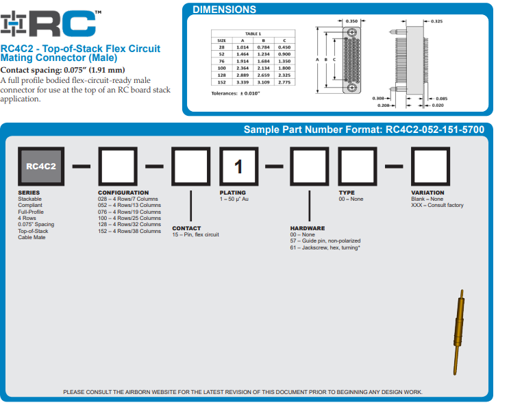 AirBorn板對(duì)板堆疊高密度微距連接器RC4C2
AirBorn板對(duì)板堆疊高密度微距連接器RC4C2