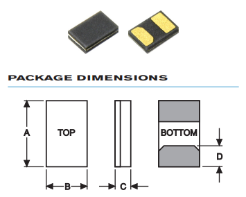 Statek CX18SHG1CSM1 AT-Cut石英晶體 Statek CX18SHG1CSM1 AT-Cut石英晶體