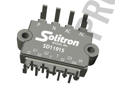 SD11915 1200V SiC全橋功率模塊Solitron